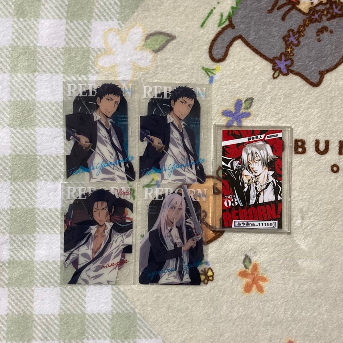 交換】家庭教師ヒットマンREBORN! リボーン くじプラ クリアカード 譲