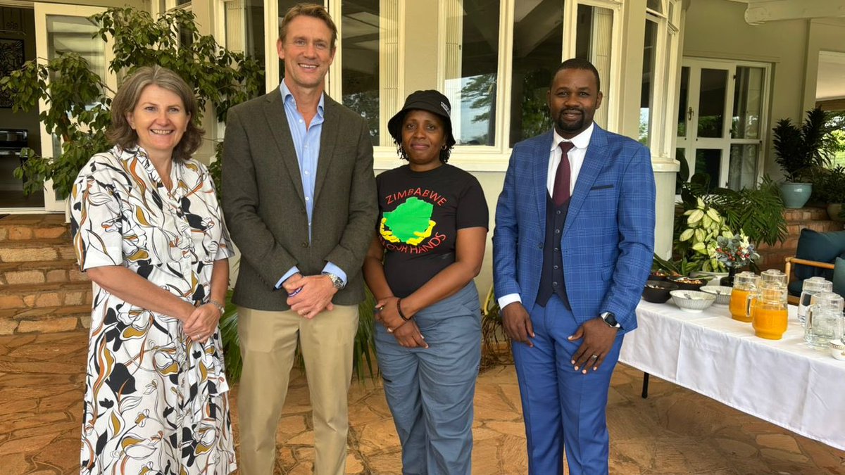 This morning we honoured the service of  <a href="/dzikamaibere/">dzikamaibere</a> &amp; <a href="/rose_hanzi/">Roselyn Hanzi</a> in defending human rights &amp; advancing accesss to justice across 🇿🇼. Civil society leaders joined us to celebrate their courage &amp; commitment, wishing them every success in their future endeavours.