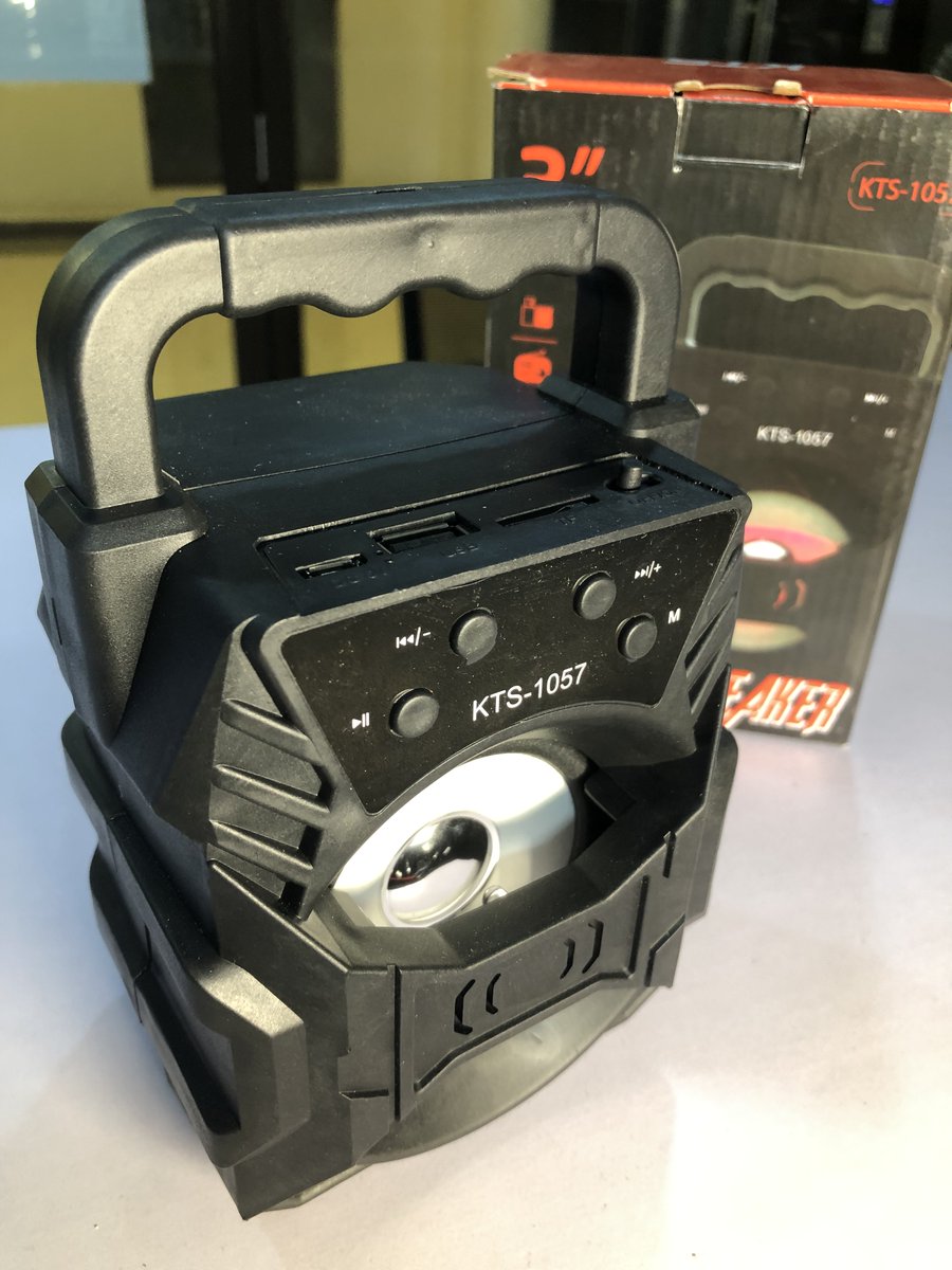 Mysokoss's tweet image. Powerful❗ Sound Quality🔊🎶 
☑️KTS-1057 Bluetooth Speaker

Available @350 /= KES Only 💥🔥🔥🔥
Please visit  in Ruiru, Spur Mall  Or Click mysoko.com/kts-1057-bluet… to Order Online 

WhatsApp 0711 266881 &amp;amp; Talk to Us!😊
#bluetoothspeaker #Bluetooth