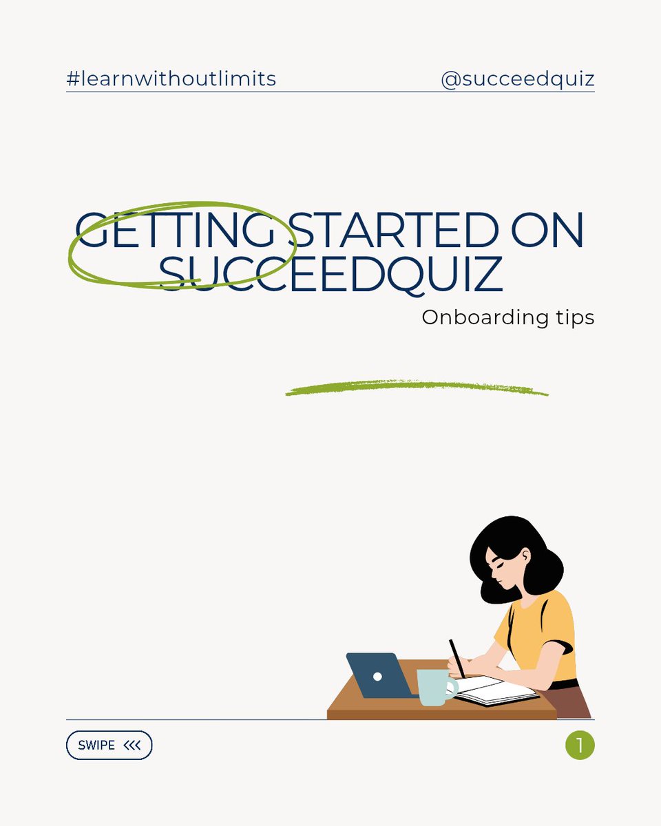 Succeed_Quiz's tweet image. New to SucceedQuiz? 🤔

Here’s a simple guide to help you get started and study smarter — swipe through! 

Set up your exam, practice daily, and watch your progress grow.
Success is just a quiz away! 

#SucceedQuiz #ExamPrep #HowToUse #OnlineLearning #StudyMadeEasy