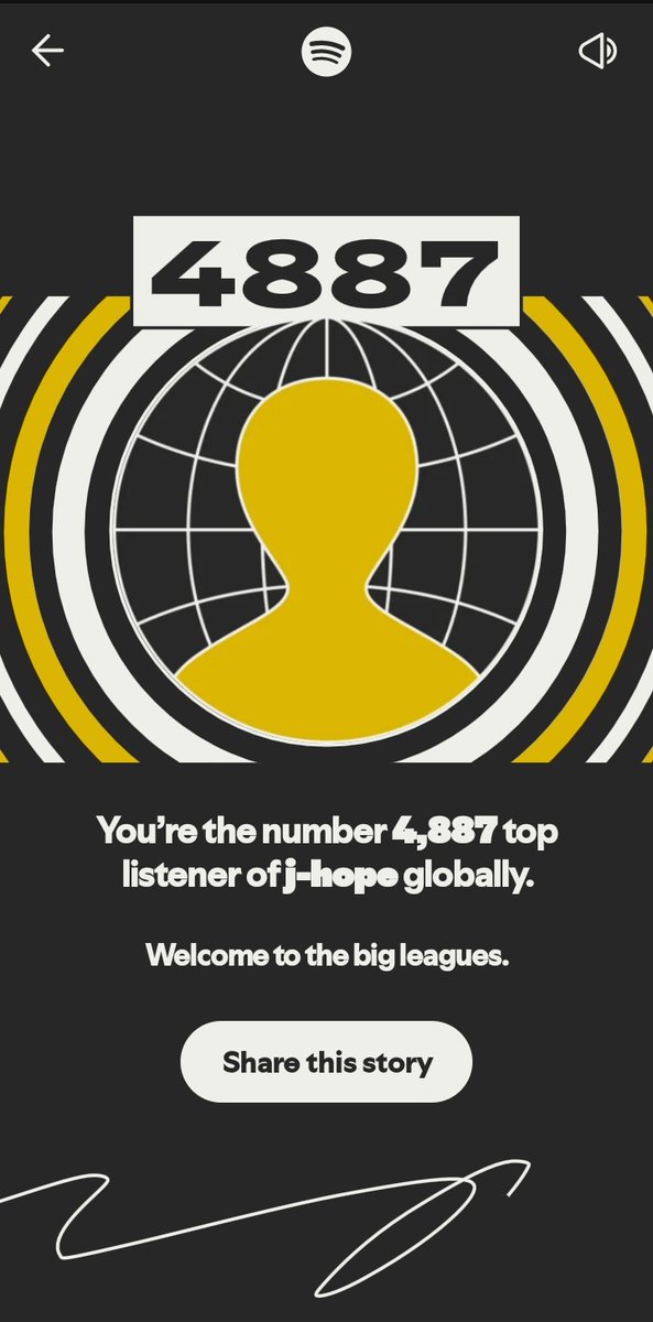 SandyClarkso's tweet photo. I'm so proud of my Spotify Wrapped this time *^*
This is the highest minutes I've had since I became an army.
Hobi is my Most Streamed Artist for 2 consecutive years and I'm 4,887 top listener of Hobi 🤩

#SpotifyWrapped #SpotifyWrapped2025 https://t.co/y8MZaWE9mn
