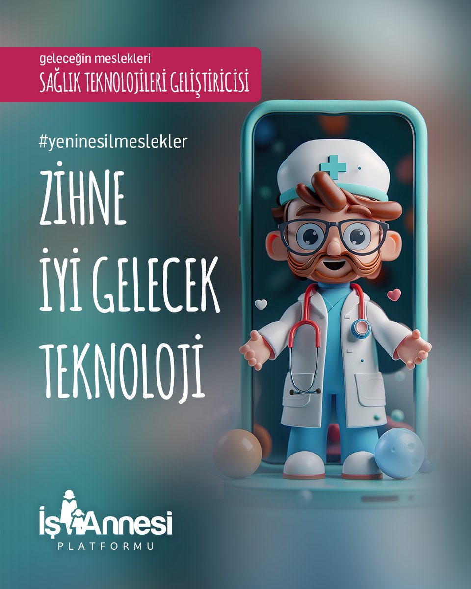 Mental sağlık artık bir uygulama uzağımızda. 🧘‍♀️📱
Zihin dostu teknolojiler geliştiren biri olabilir mi sizin çocuk?
Duygulara duyarlı mı, yoksa teknoloji tutkunu mu?
#işannesi #yeninesilmeslekler