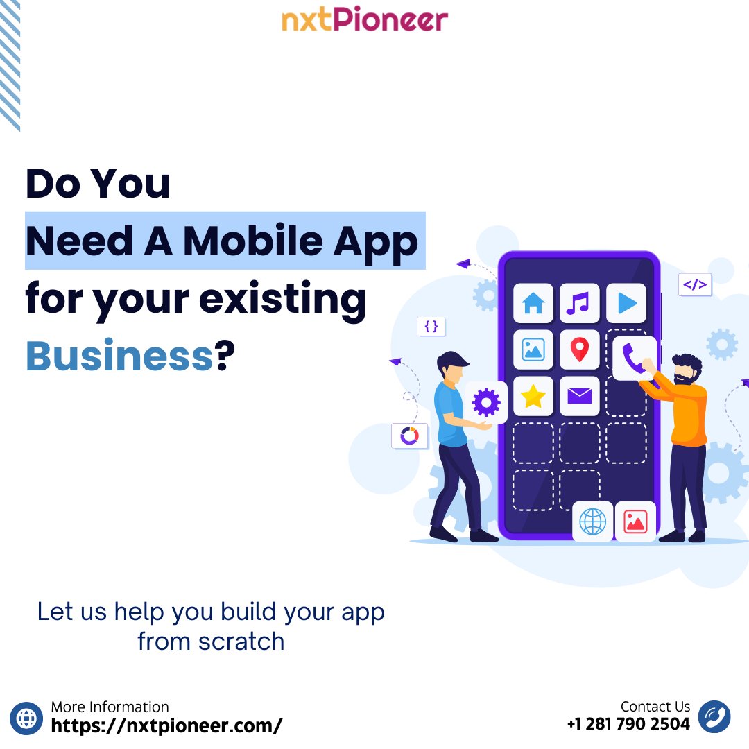 nxtpioneer's tweet image. Your business needs a mobile app.
We build custom apps that help you scale, automate &amp;amp; serve customers better.
DM APP to get started. 📲

#AppDevelopment #DigitalAgency #TechSolutions #nxtPioneer