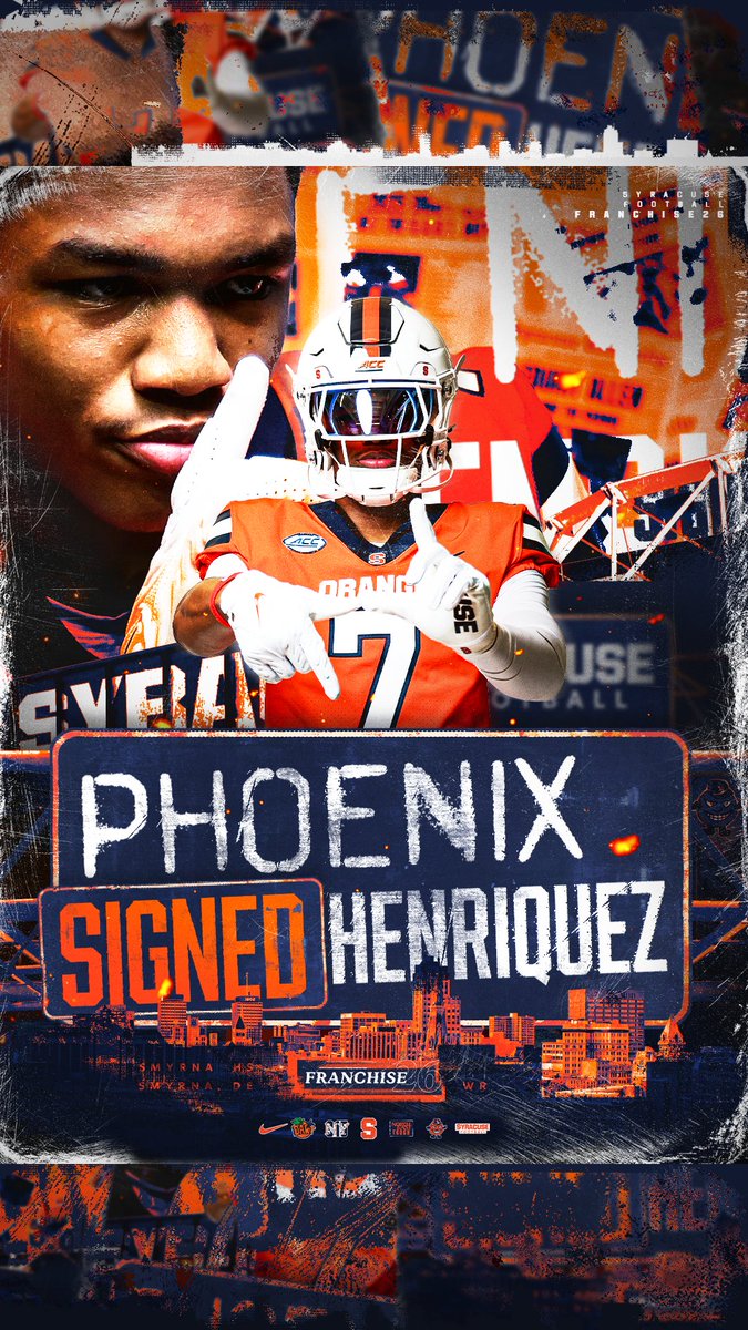CuseFootball's tweet image. Phoenix rising @PhoenixOcean_H 

#NSD26 | #Franchise26