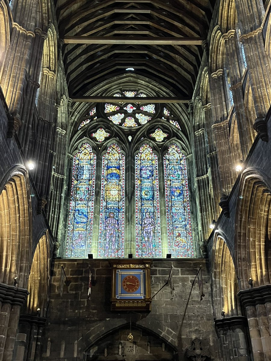 FloralRainbowAW's tweet image. Can I join in? another of the gorgeous windows in Glasgow cathedral 😃
#WeekWForWindows