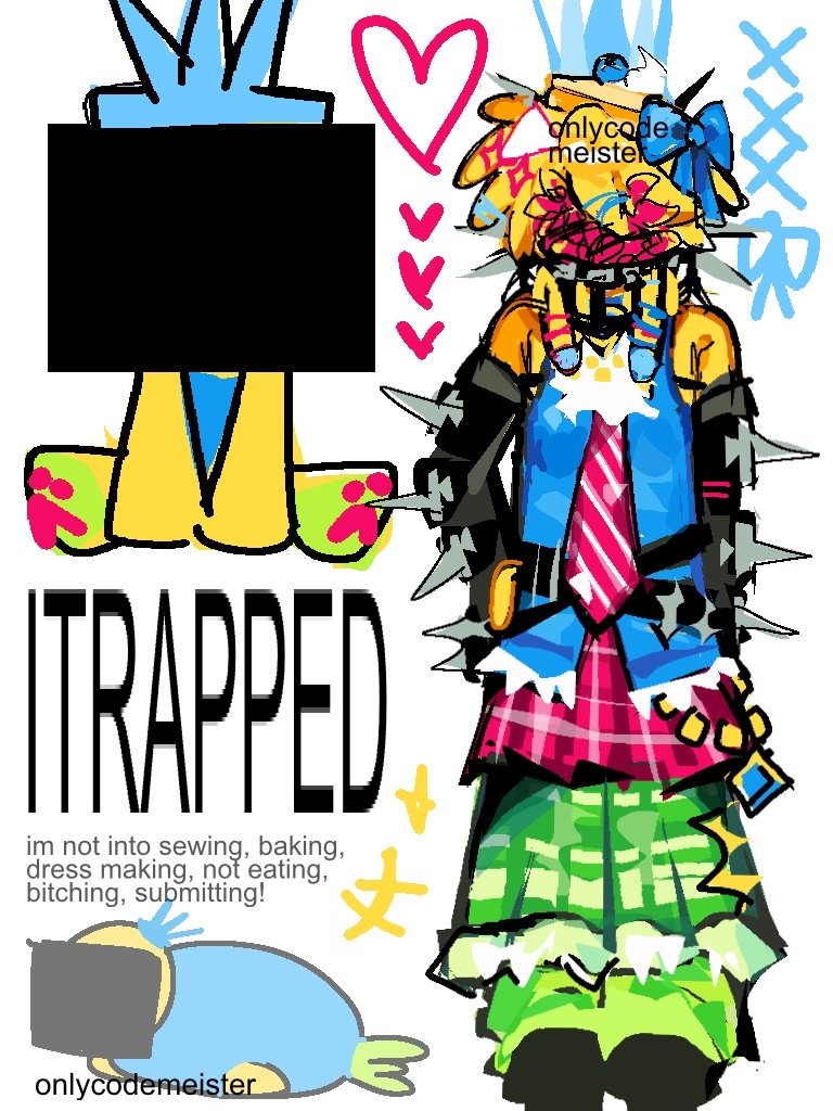 onlycodemeister's tweet image. based off of retroslop itrapped avi Yoyle made
-koda