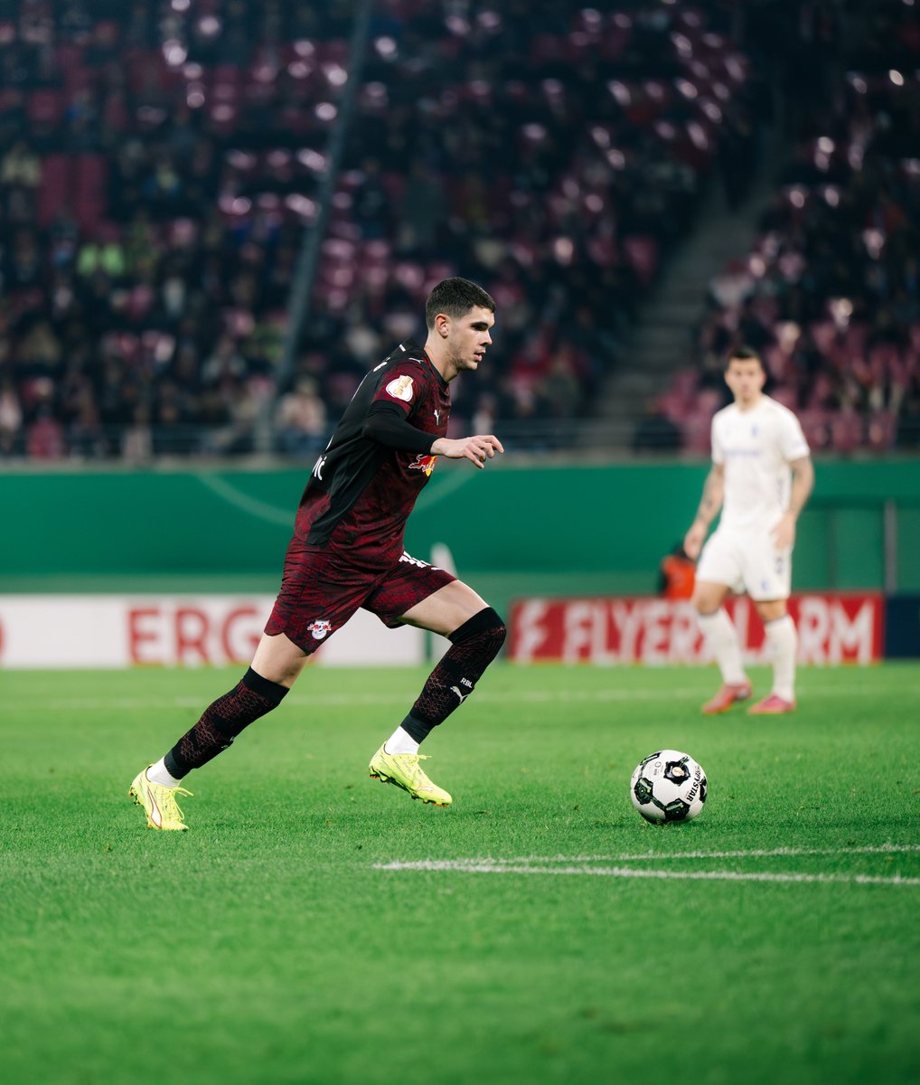 RBLeipzig_EN's tweet photo. Conrad's first assist, Kosta's comeback from injury and Finke's first cup game for the Red Bulls.
Congrats to you all, lads! 👏
#RBLFCM https://t.co/hh4dBNExdo