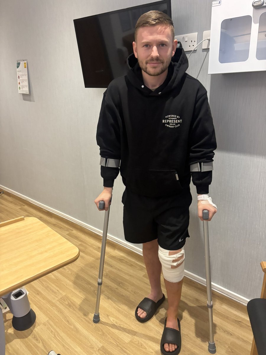 Surgery was a success, can’t thank everyone enough for all of the support and all the messages..💙

Road to recovery lets get it 👊🏼

Back soon 🙌