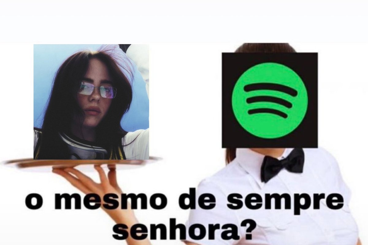nonseilish's tweet photo. billie eilish minha artista mais ouvida no spotify esse ano, tudo normal por aqui https://t.co/HdaHDDAYsa