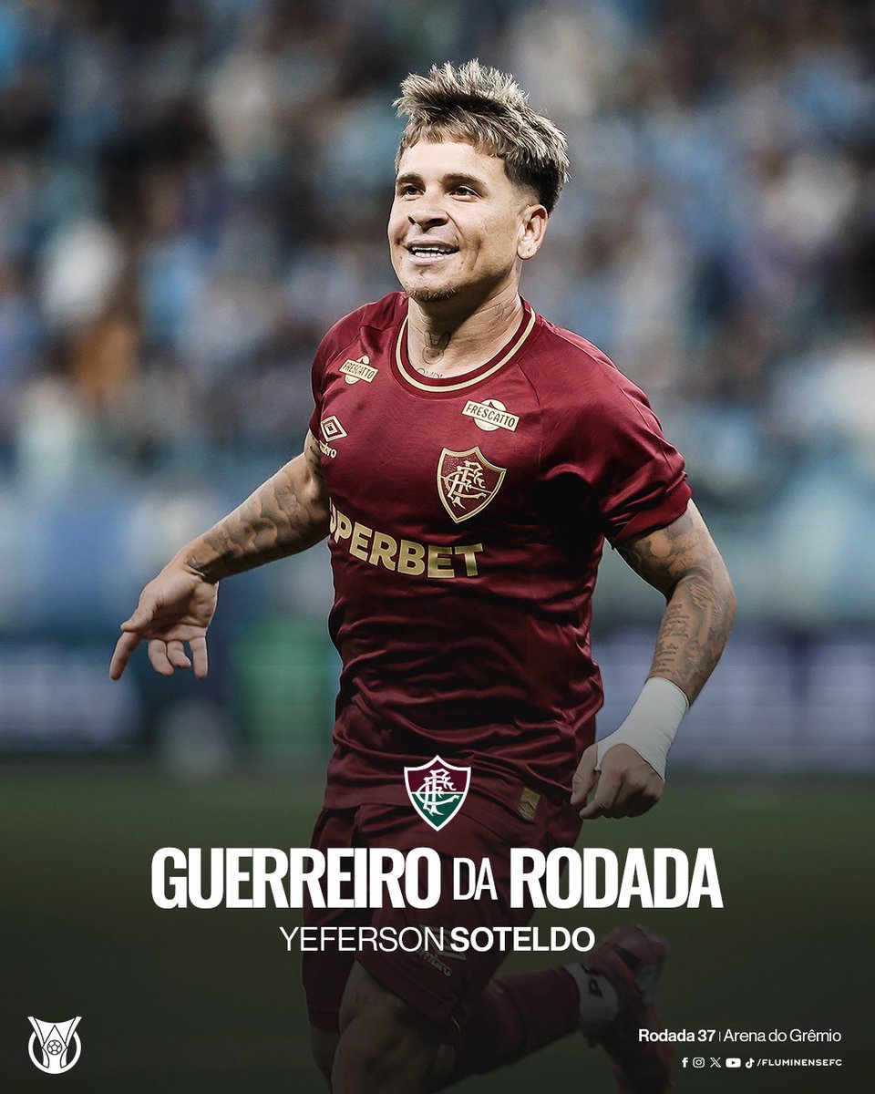FluminenseFC's tweet image. Em noite de Yeferson Solteldo, quem mais poderia ser o #GuerreiroDaRodada???

Partida GIGANTESCA do nosso camisa 7!
