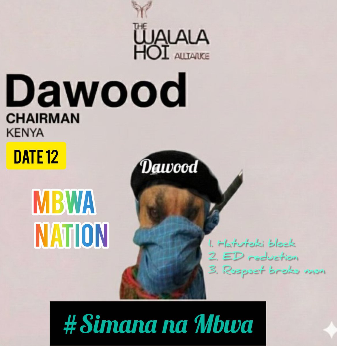 <a href="/Entr_dawood/">Dawood🇰🇪🇸🇦</a> Simama na  mbwa is diabolical yk that right?😂😂😂 😂😂😂😂