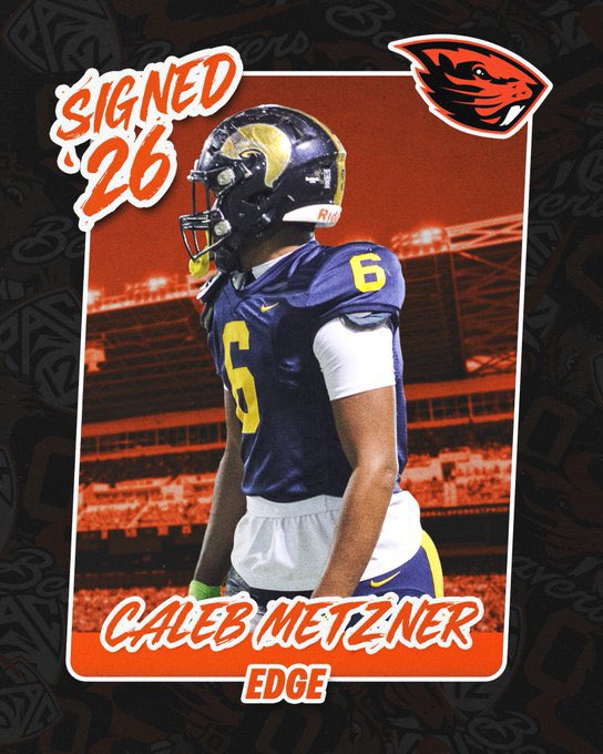 Caleb Metzner 6’3 215 DE/TE C/O 26 tweet media