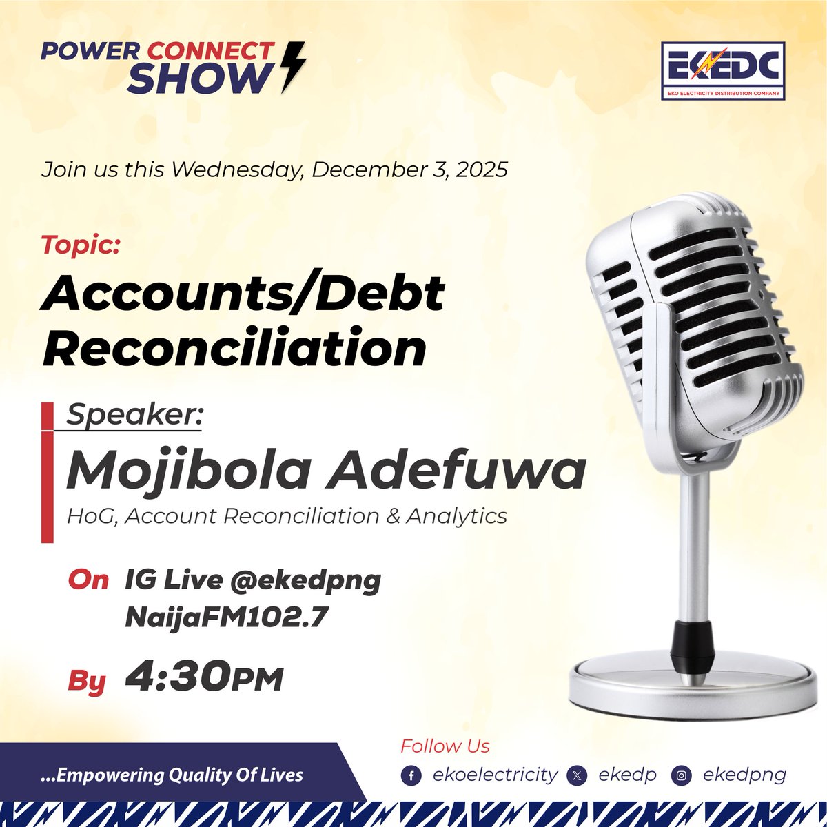 Eko Electricity Distribution Company tweet media