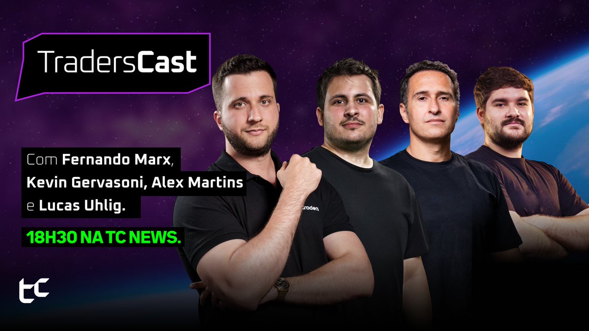 HOJE tem Traders Cast.🔥

Para onde vai o dólar em 2026?
Isso e muito mais às 18h30 no YouTube.
Com <a href="/Fernandomarxk/">Fernando Marx Katz</a> <a href="/alexmartinsCNPI/">Alex Martins CNPI</a> <a href="/lucasuhlig/">Lucas Uhlig</a> e <a href="/KevinGervasoni/">Kevin Gervasoni</a> 

youtube.com/live/4zyf93Ric…