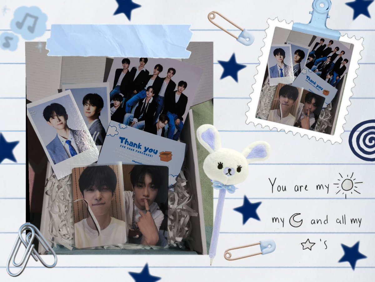 evrythng1sblue's tweet photo. 🪼: #mails4blue
۶ৎ : @miniboxed #byminiboxed
buying acc: @eurelyts
hello my sanghyeon and geonwoo pc finally arrived!! the items arrived securely packaged and without any damage, and also thank you miniboxed for the freebies ^^
💙🩵
⋆.˚𖦹⋆✮⋆.˚ https://t.co/61Cum5GomN