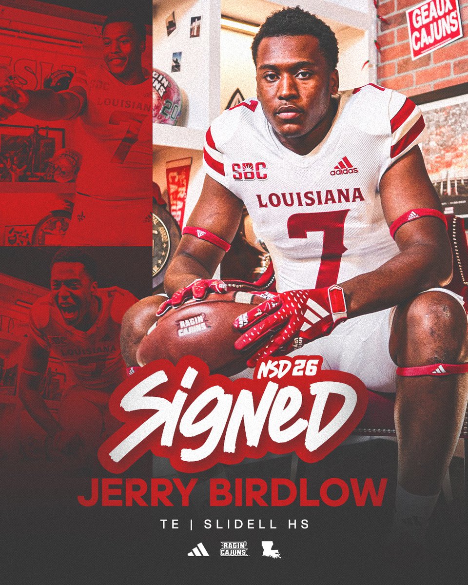 Coming from the 'Dell to the Hub City, welcome Jerry Birdlow to the #cULture 

#GeauxCajuns | #NSD26 | <a href="/JeremiahBirdlow/">jeremiah “jerry” Birdlow 3⭐️⭐️⭐️</a>