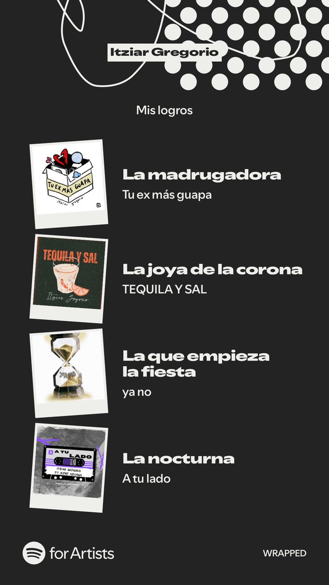itziargregorio's tweet photo. como artista, un año más me regaláis la alegría de formar parte de la banda sonora de vuestras vidas. 
simplemente gracias 🫶🏻 https://t.co/hj79NTCdIj