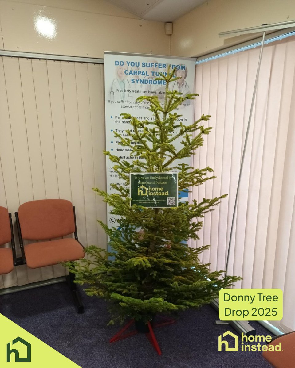 HI_Doncaster's tweet photo. We continued our Donny Tree Drop today and were delighted to visit White Wings Askern, Denaby Springwells Centre and The Stone Centre Conisbrough to deliver a complimentary Christmas tree.๐โจ๐#DonnyTreeDrop #FestiveCheer #CommunitySupport #HomeInstead #LocalCommunity https://t.co/V6uPhqd5WM