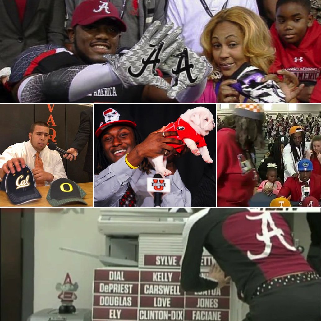 Kids today will never know how great National Signing Day used to be. 🥹