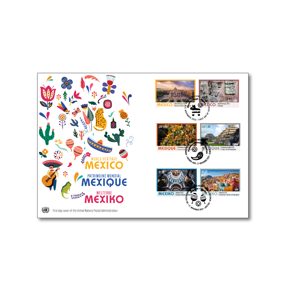 unstamps's tweet photo. UNPA is proud to present to collectors its 2025 #UNESCOWorldHeritage series featuring six sites in #Mexico

Available at: https://t.co/p7px5J7GTi
@UNESCO #UNESCO https://t.co/nNYYMgYk0F