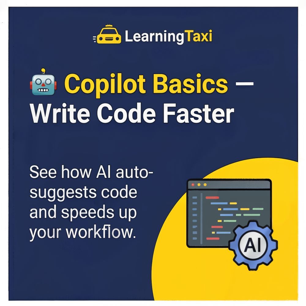 LearningTaxi's tweet image. Every day, Learning Taxi gives you a new skill in 2 minutes or less.
Whether it&apos;s Python basics, advanced programming tricks, AI tools, or data analysis — we make learning fast and practical.
Explore more at LearningTaxi.com 🚖✨

#LearningTaxi #MicroLearning #PythonTips
