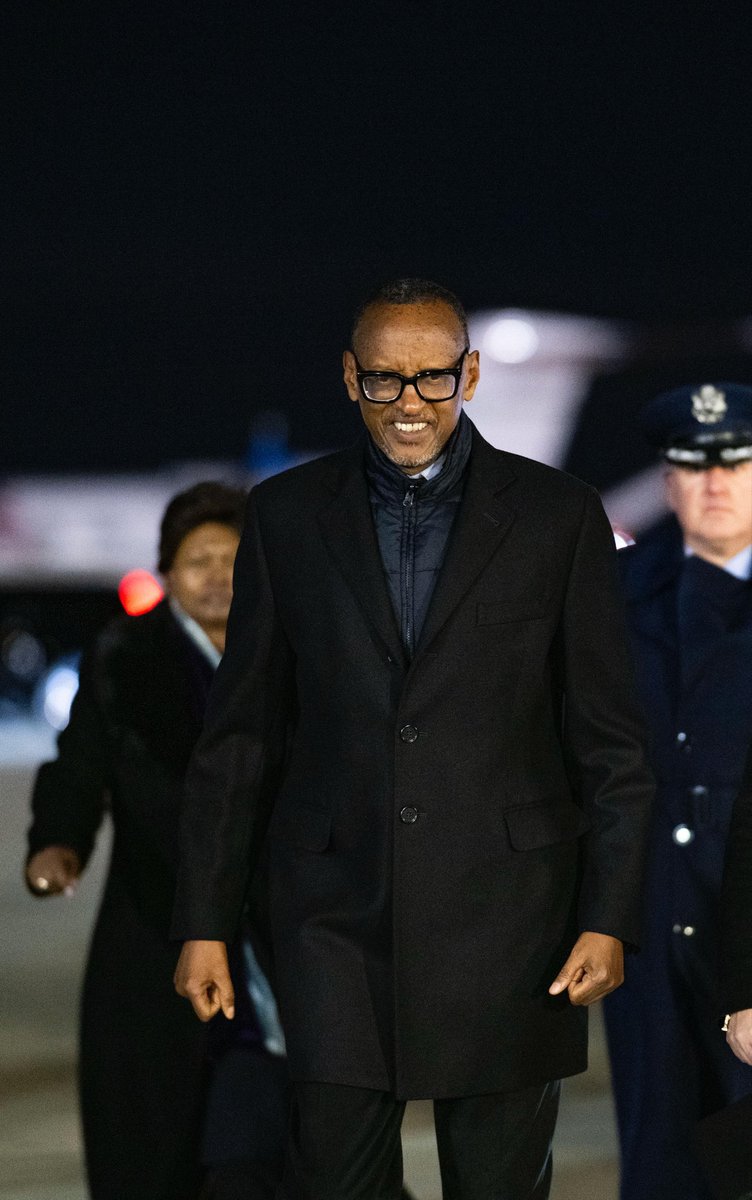 NewTimesRwanda's tweet photo. UPDATE: President #Kagame has landed in Washington, D.C. He’s set to meet with U.S. President Donald Trump and later join the signing of the Washington Accord, per Village Urugwiro. https://t.co/K8uzyZPHM4