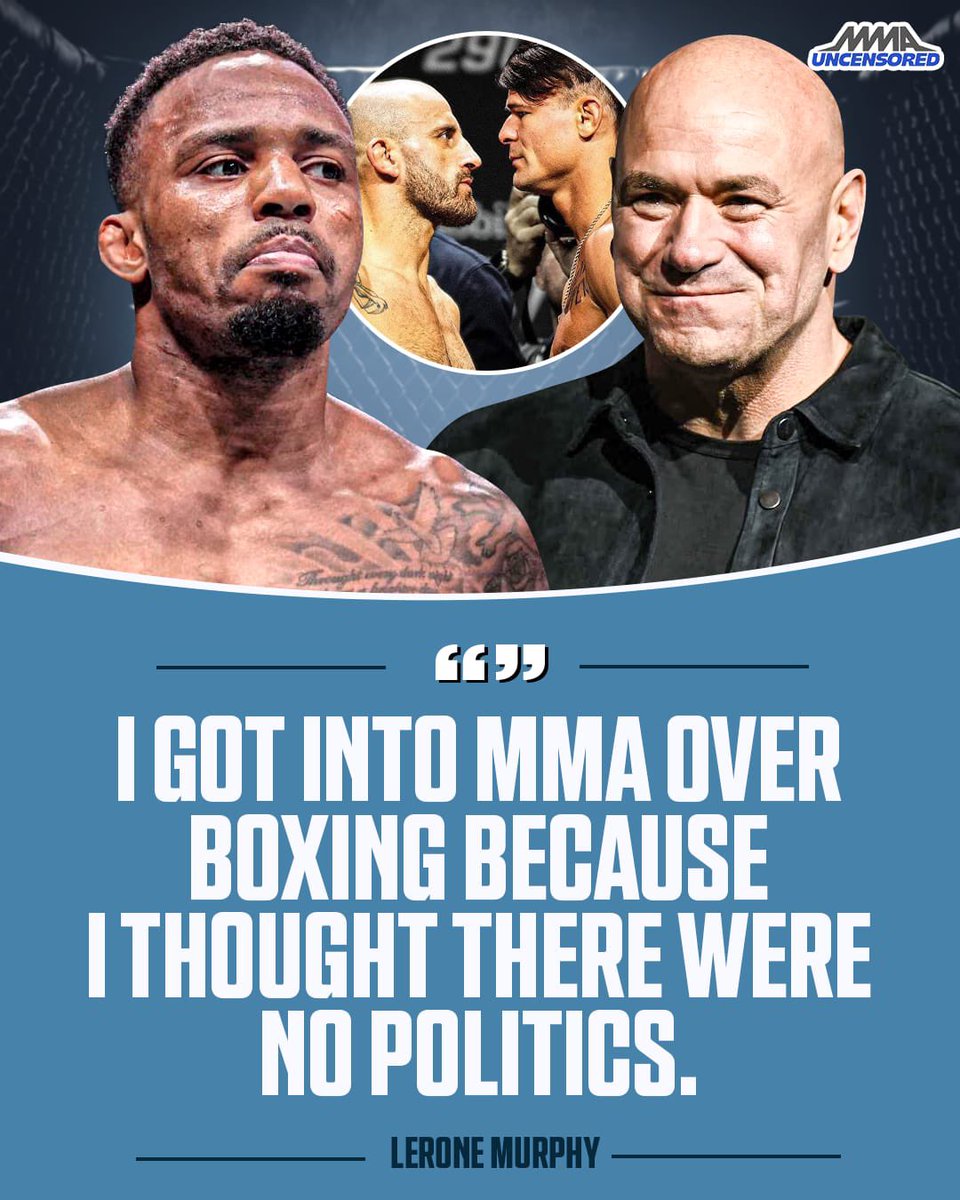 MMAUNCENSORED1's tweet image. Undefeated UFC featherweight Lerone Murphy on unfair matchmaking in the UFC🗣️

“I got into MMA over Boxing because I thought there were no politics.” 

#danawhite #leronemurphy #ufc #sports #mmatwitter