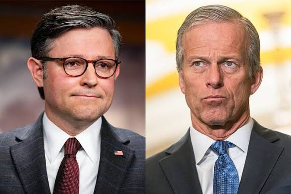 GuntherEagleman's tweet image. Hey @SpeakerJohnson and @LeaderJohnThune,  time to grow a spine and start passing Trump’s agenda. 

Unless you want to lose.