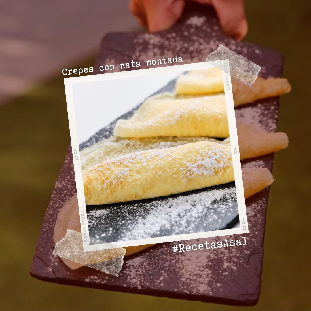 #RecetasAsal: Crepes con nata montada 🥞

Una receta sencilla y riquísima para disfrutar en desayunos, meriendas y cenas😋

➡cooking.elmundo.es/recetas/receta…

#GrupoAsal #SalMarina