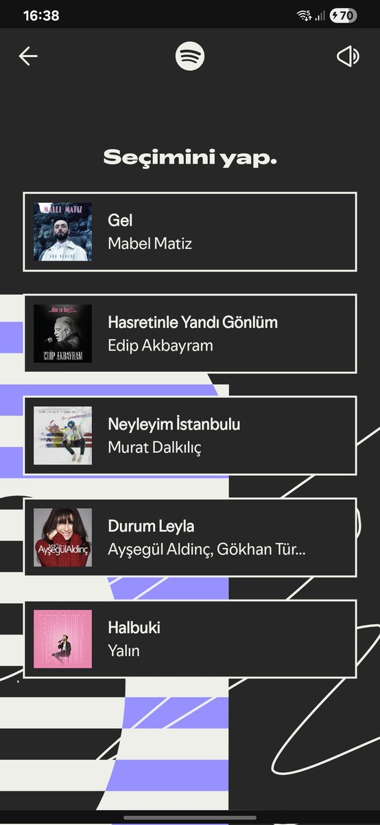 Benim dinledikleirö alakası