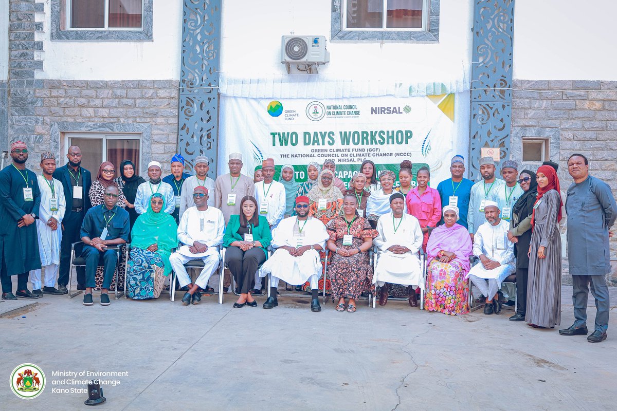 DahirMHashim's tweet image. I joined representatives of the National Council on Climate Change (NCCC), NIRSAL, development partners and key stakeholders for the two-day Workshop on the Validation of Nigeria’s Green Climate Fund (GCF) No-Objection Procedure, held in Kano.

This engagement comes at a crucial…