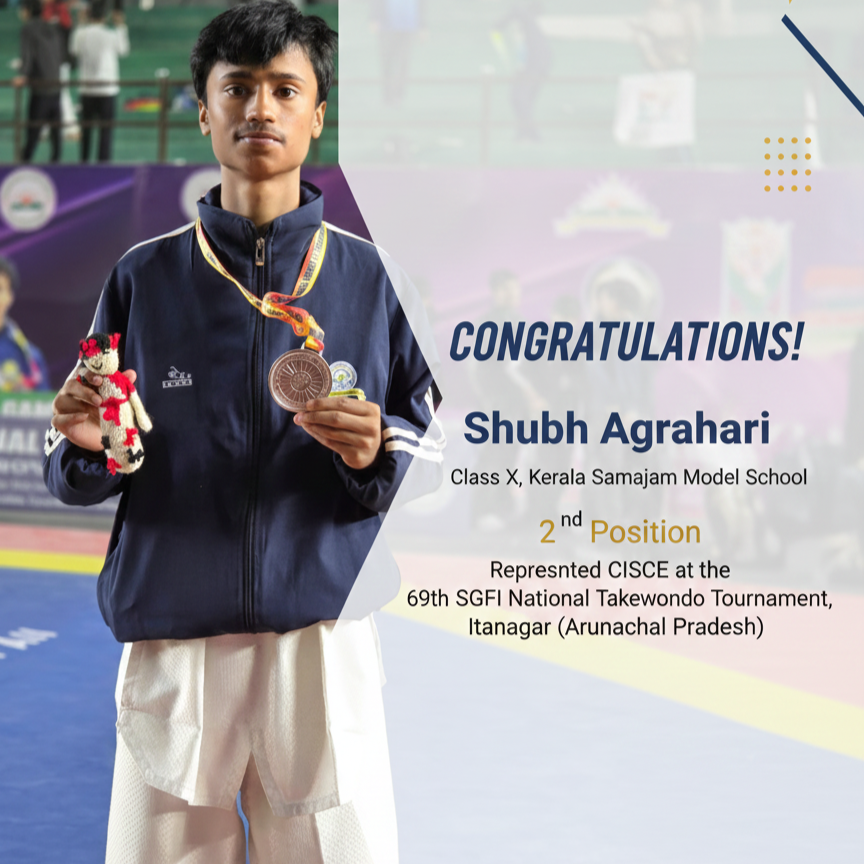 ksmsjsr's tweet photo. Shubh Agrahari from class X, KSMS secured 2nd position, Represented CISCE at the 69th SGFI National Taekwondo tournament held at Itanagar (Arunachal Pradesh) https://t.co/nlR7XuqEA4