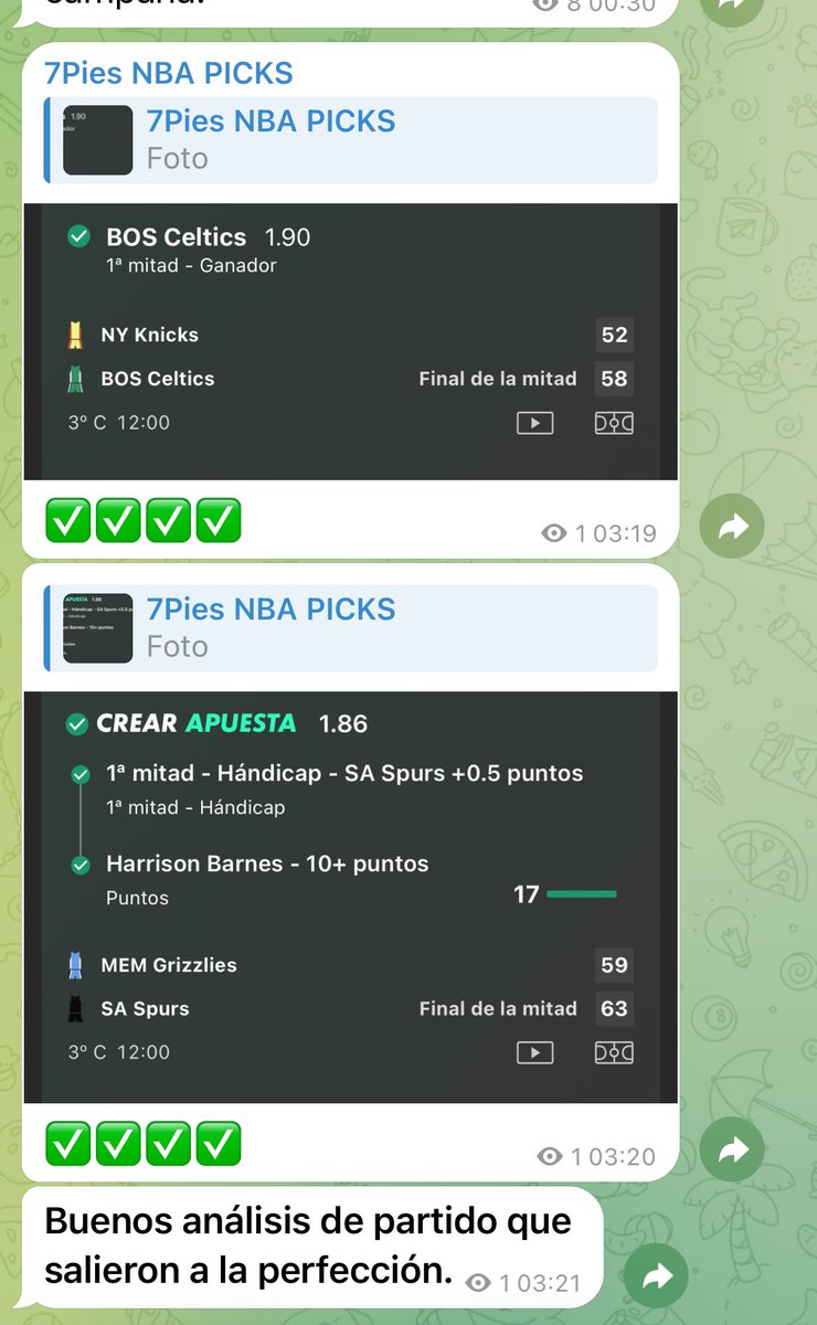 TONYbillets's tweet photo. Que pasó ayer gente ✅✅✅✅✅✅👉🏻 https://t.co/p36GCSeZEb

Tenéis un pronóstico gratuito comienza en 3 horas , no te lo pierdas https://t.co/wUIC22XNfy