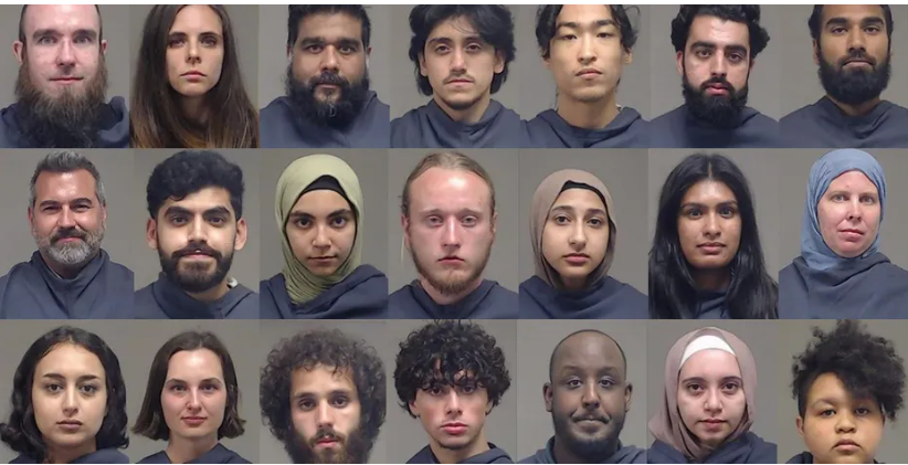 NizNellie3's tweet image. 🚨 Our Dept of Ed. gave the University of Texas/Dallas $103 MILLION of your tax dollars in 2025.

These mugshots are professors and students (some with visas) who were arrested at the violent anti-Israel protest in August.

No one has been fired, expelled, or lost their visa.