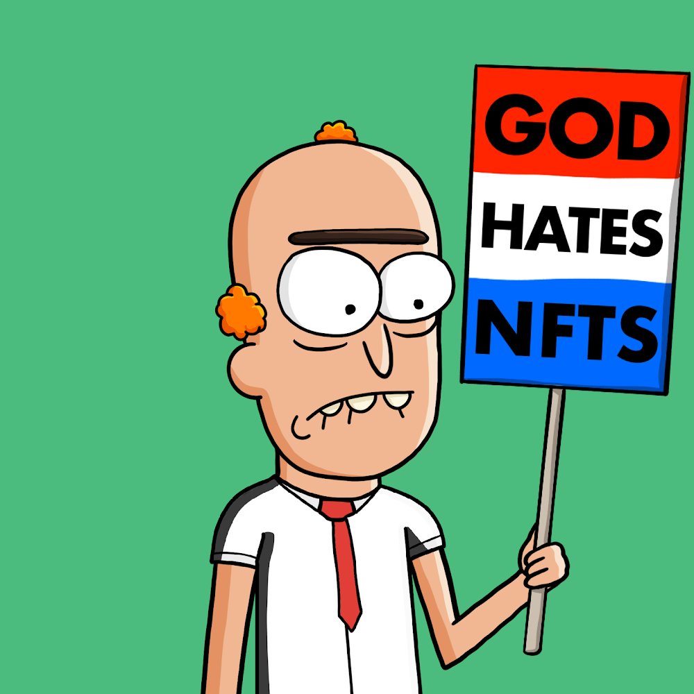 GM Mfers ☕️🗽📎

Showed up to the “office” this morning and apparently Corporate decided my job title is now "Chief Morale Destroyer" 🤣  because nothing boosts productivity like a man with a GOD HATES NFTs sign wandering around the cubicles throwing staplers and wielding steel