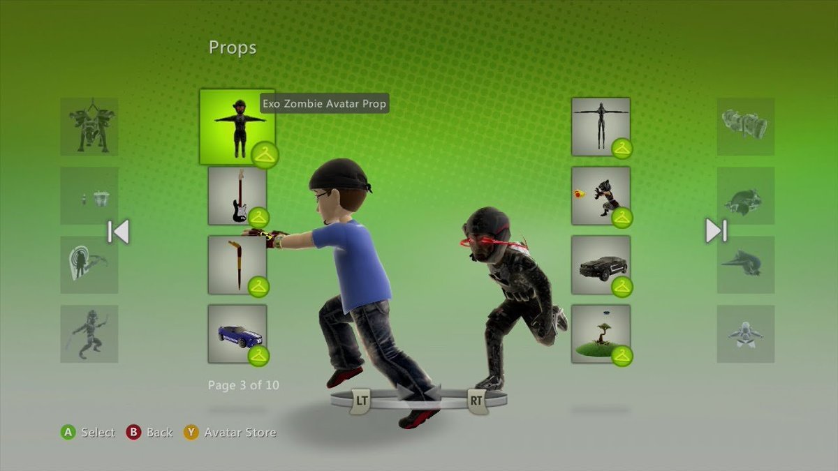 VideoGameHstry's tweet image. Xbox Avatars (launched 2008)
