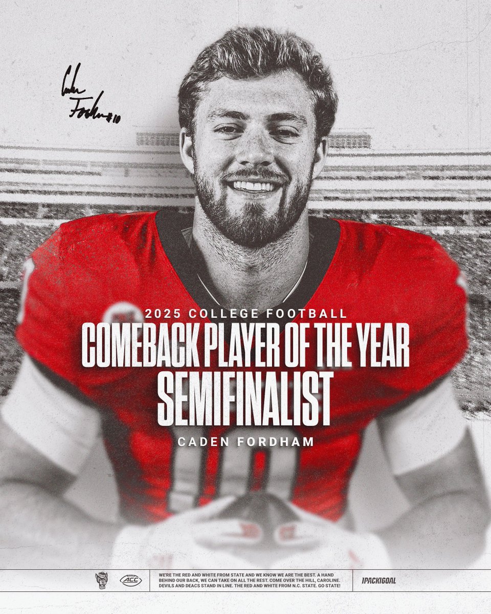 PackFootball's tweet photo. From season-ending injury to top tackler in the P4.

@Caden_Fordham made quite the comeback! https://t.co/lfVtxV6LLE