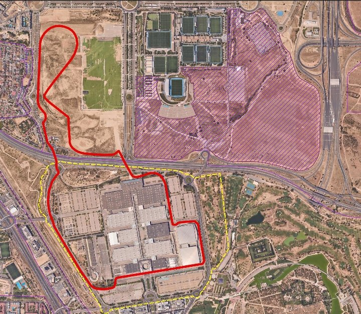 Madrid Innovation Center.

O mejor dicho: Pelotazo Urbanístico by Florentino.

financiación, promoción...

En la imagen, con trama morada, el ámbito recalificado, junto al trazado en construcción del circuito de fórmula 1 (en línea roja).

Nada como un ayuntamiento amigo.