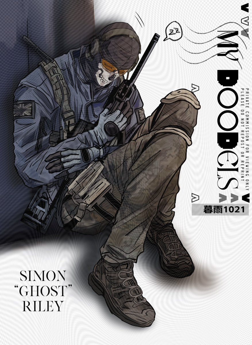 Simon Rider Cod Simon Riley from cod19, but still a rookie. #cod #SimonRiley #ghost