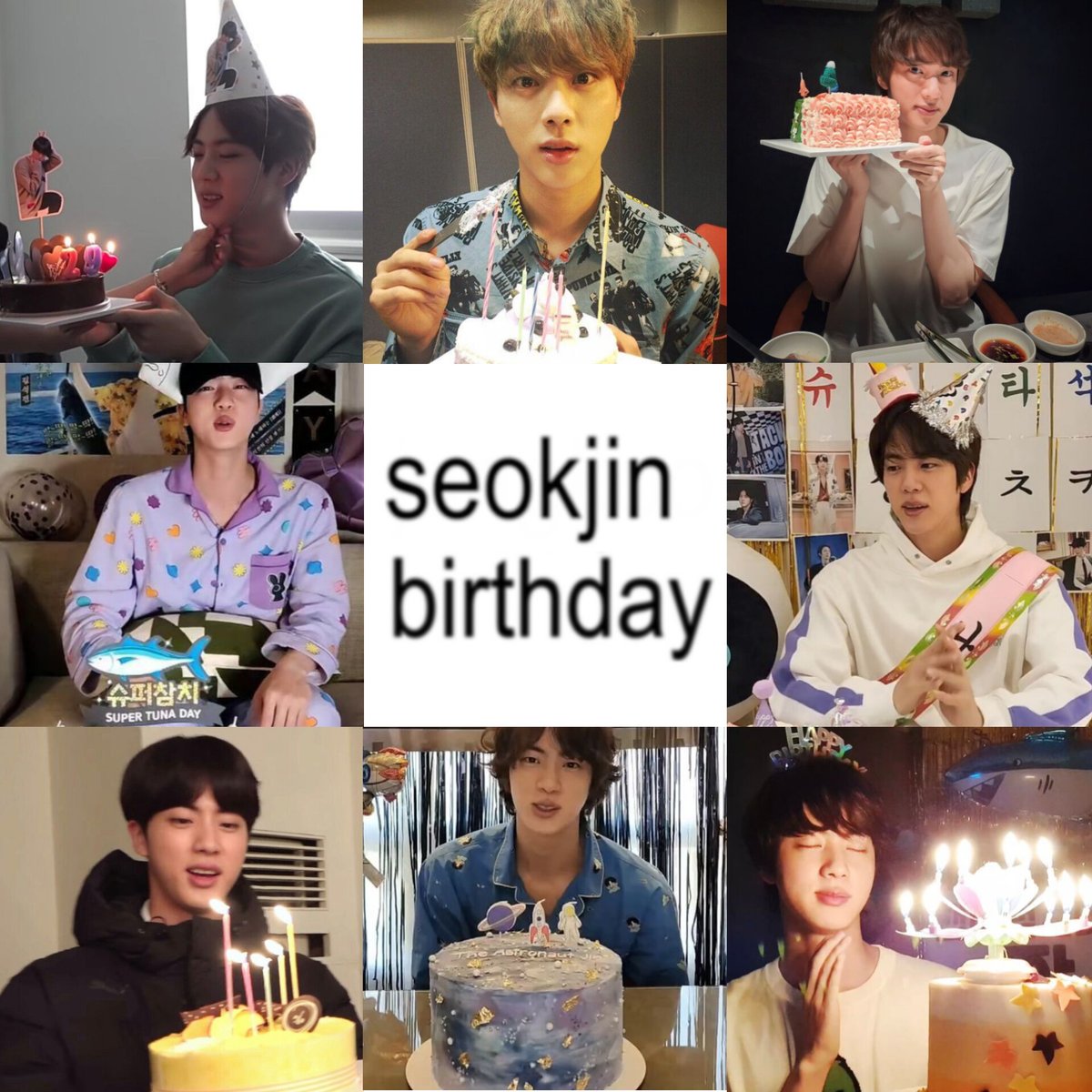 Happy birthday, my pertty boy <3
#HappyBirthdayJin
#OurSuperMoonJin
#HappyJinDay
