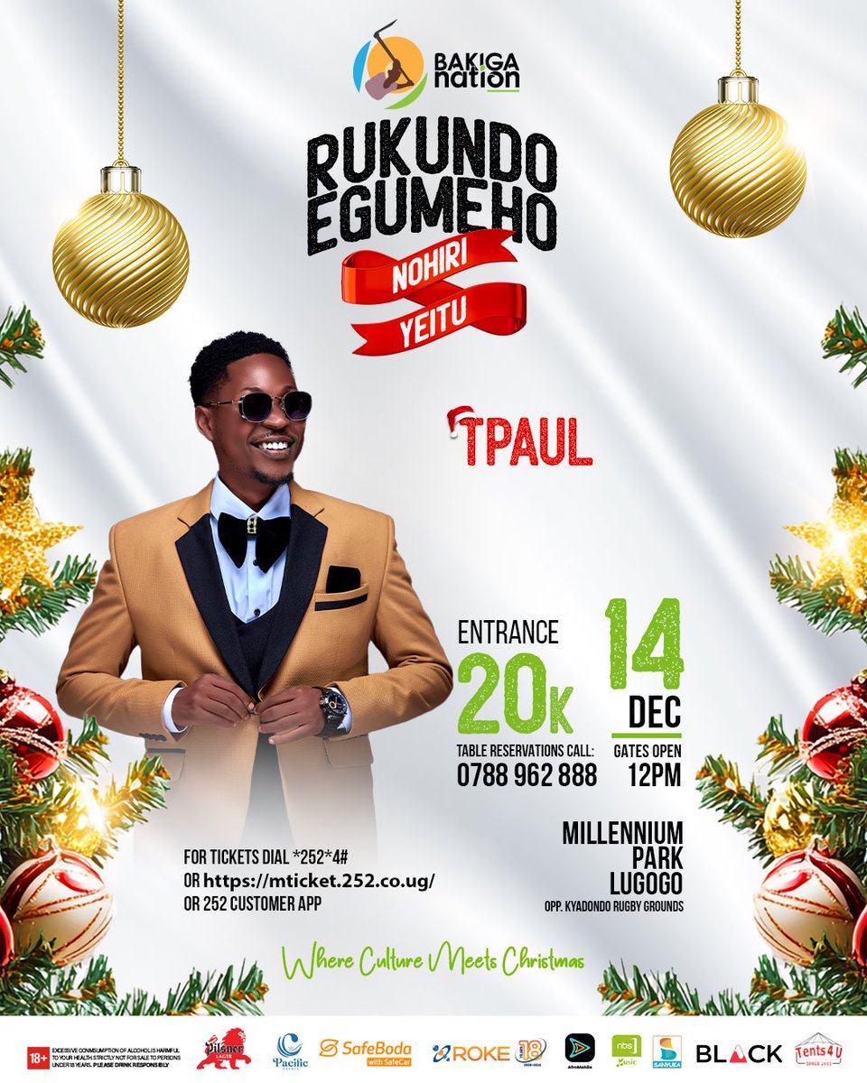 Omugyenyi kuruga Ankole <a href="/tpaul256/">T PAUL 256</a> kakoba boy nawe Tumwine omu Rukundo Egumeho - Nohiri Yeitu edition

Dial *252*4# to buy your ticket! 

#Sun14thDec
#NohiriYeitu
#RukundoEgumeho
#BakigaNation25