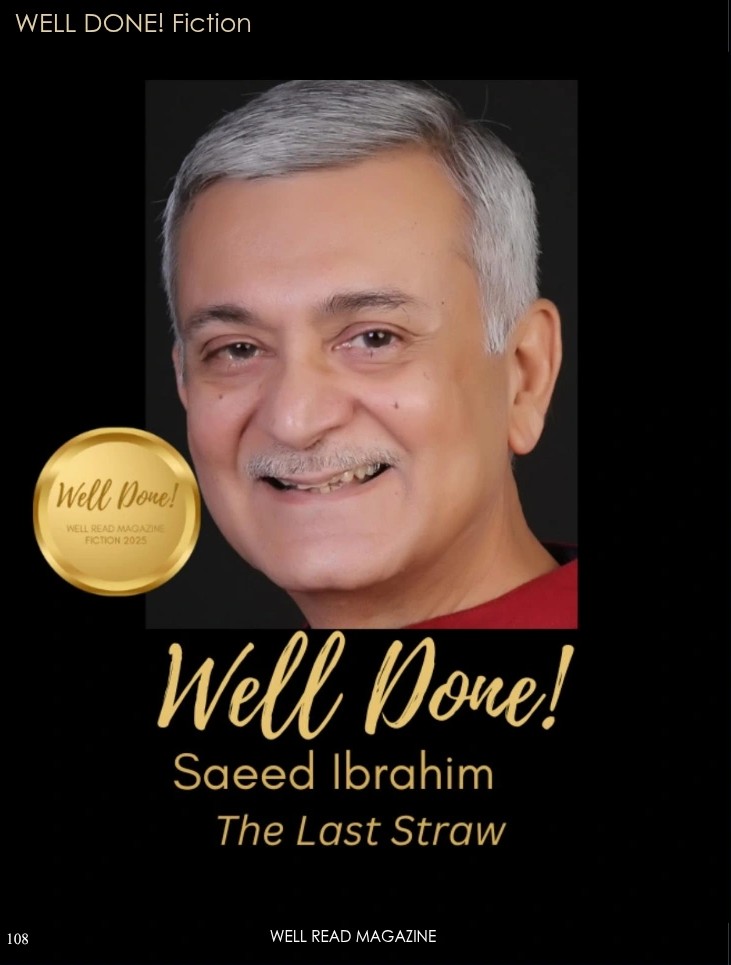 Thrilled to have my short story, "The Last Straw" published in the December issue of Well Read Magazine. 
 
The story is part of the collection "The Missing Tile and Other Stories," available on Amazon
amazon.in/Missing-Tile-O…

My thanks to the editor <a href="/MandyHaynes_/">Mandy Haynes</a> 

#shortstory