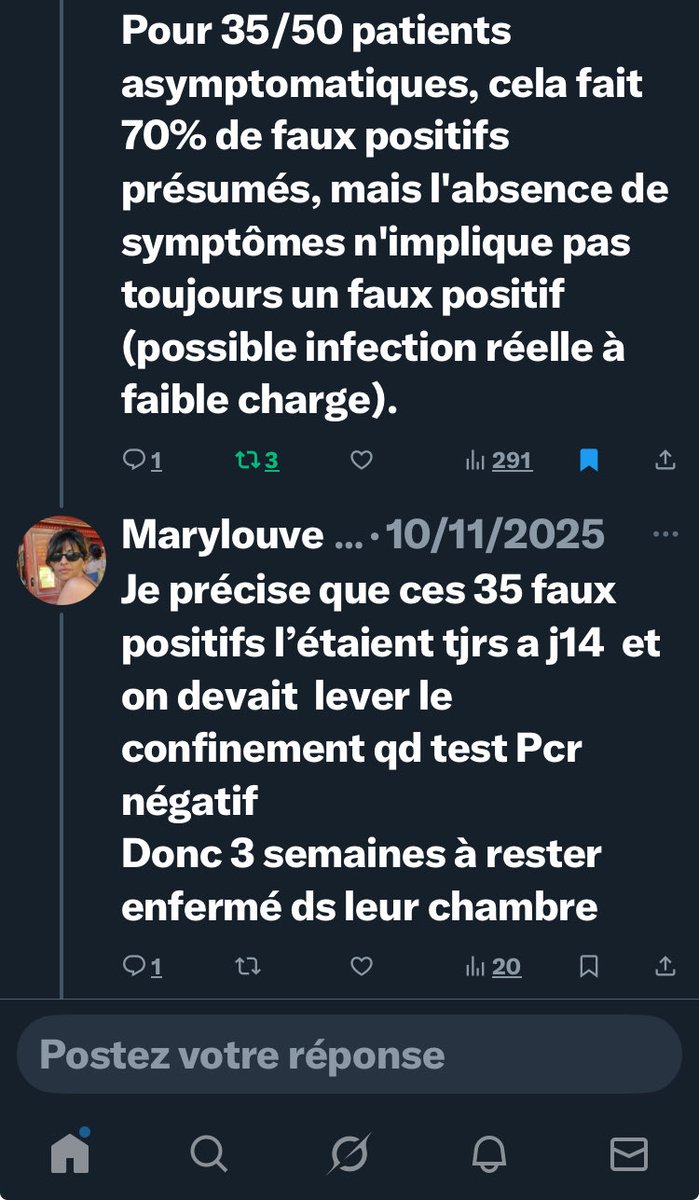 Jeannemarie1309's tweet image. Ils se sont gardés de faire des #TESTPCR  à plus de 35Ct  qui donnent 80 % de FAUX POSITIFS 
aucune réglementation du nombre de Cycles n’a été exigé 
#STOPARNAQUETESTPCR 
#FreeReinerFuellmich qui croupit en prison depuis 2 ans pour avoir dénoncé l’arnaque x.com/grok/status/19…