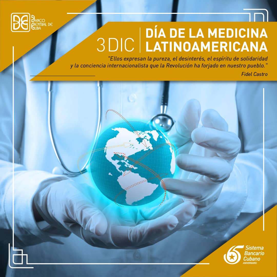 📍 En el #DíaDeLaMedicinaLatinoamericana, nuestro profundo reconocimiento a los médicos cubanos. Ejemplo mundial de vocación, altruismo y solidaridad humana. Llevan salud, esperanza y vida no solo en #Cuba, sino a los rincones más necesitados del planeta.
#CubaPorLaVida