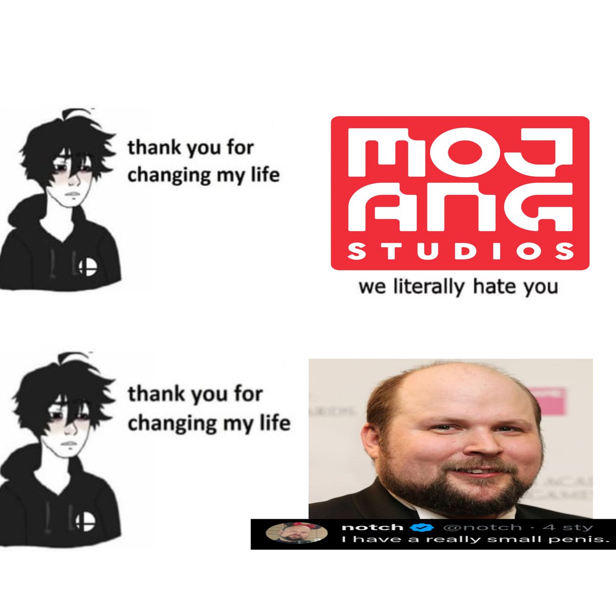 Who i should appreciate because of minecraft? I do...