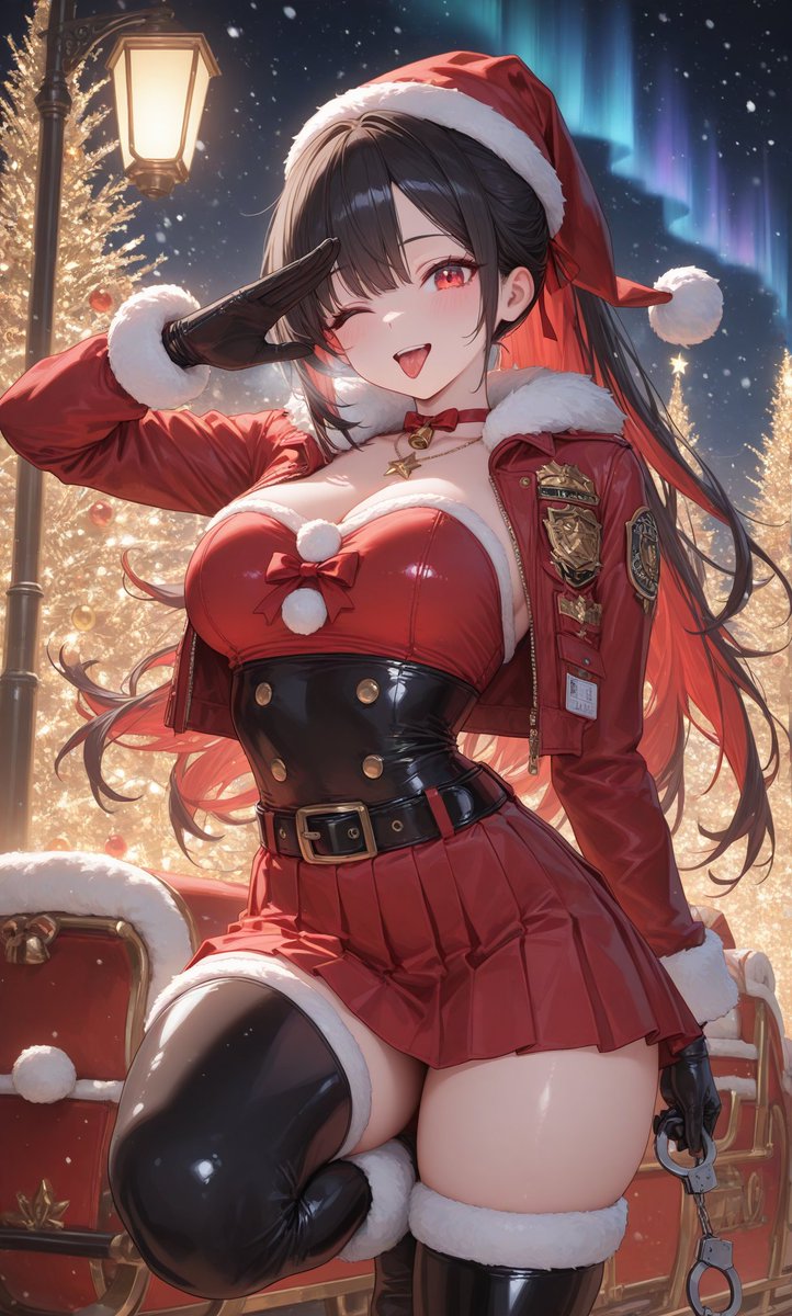 vesperday's tweet photo. ってことで…
私のフォロワー様10000↑記念企画✴️
クリスマスに合わせて、サンタが沢山
 「たくさんtα 」‼️✨
概要⇩📢
必須テーマは一つ❗
「サンタ」のみ
初心者の方もお気軽に参加いただけます🤭
チャレンジ枠
「サンタ」+α（サンタ+ビキニ、サンタ+ポリスなど）
レッツチャレンジ💪
期間🔜
このポスト投稿時よりスタート❗
終了は≫12月6日土曜23時59分まで‼️
参加方法💨
このポストを引用+「#たくさんtα」
タグは必須です。引用は��須にはしませんが反応が遅れるor出来ない事があります。
注意事項⇩✅
※過度なセンシティブ&グロはダメ絶対❌🙅（反応致しません）
※除外に関しては反応いたしますが��つけ次第です（見付けられない場合そのままになります）
※2次創作、版権キャラクターは❌（反応致しません）オリジナルでお願いします🙏
※私が忙しいので反応が遅い場合がありますのでご了承いただける方のみ🫠
※そもそも反応出来ないor見れてない場合もございますご了承いただける方のみ
以上となります（土下座🙇

皆で楽しく盛り上げましょ〜❗
あ、「たくさんtα」の「tα」は「t」を「+」に見立てて「α」って感じで…サンタ+αで…はい…伝わりにくいかなって思って…。
いっぱいのお参加お待ちしてます‼️💓

SFW. No nudity, no suggestive intent