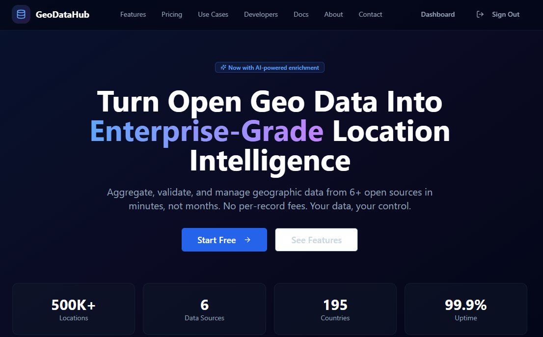 VasilisPasparas's tweet image. 📢 Enterprise Geo-Data Redefined: Welcome to GeoDataHub.app! 🚀

Businesses worldwide struggle with complex, outdated, and insecure geographic data. GeoDataHub is changing that. We provide a secure, scalable, and intelligent platform for all your location intelligence…