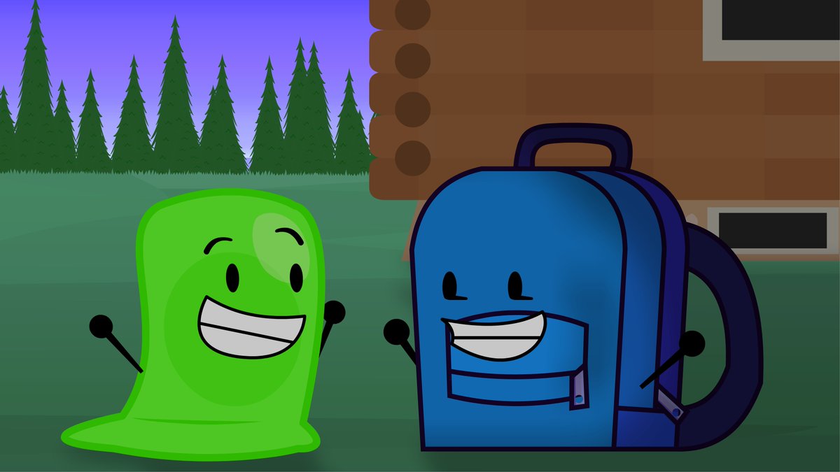 Bucketverse's tweet image. Slimey and Backpack

#osc #objectshow #objectshowcommunity #objectshows #objectconnects #objectshowfanart