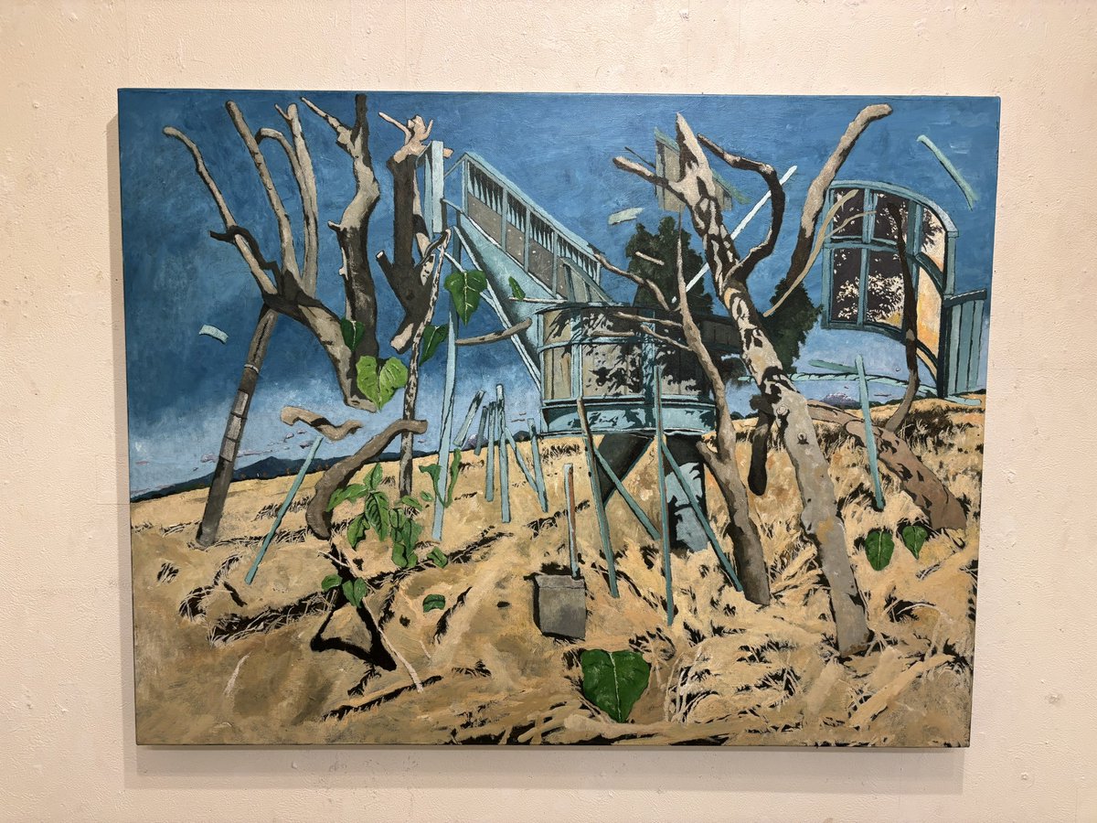 先週、竹下昇平くんの展示を観た。 今までの作品はパキッとした黒い影