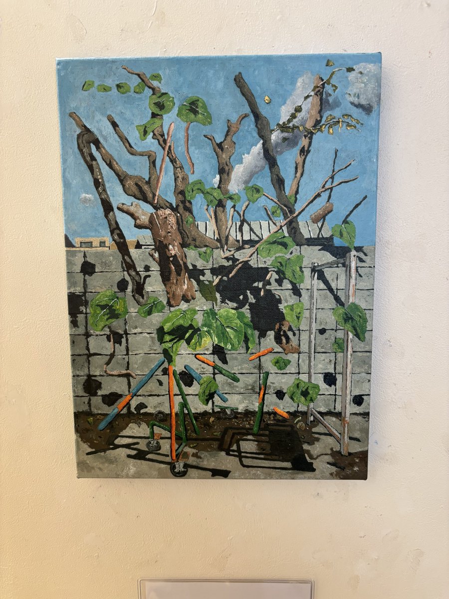 先週、竹下昇平くんの展示を観た。 今までの作品はパキッとした黒い影